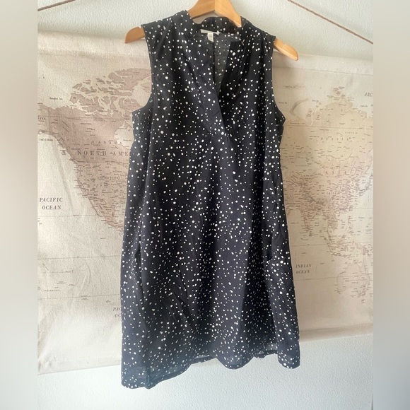 Eileen Fisher Black and White Spotty Tunic Dress Size XS - Picture 3 of 11